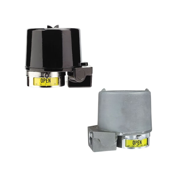 4 switches, SPDT snap, 15A at 125/250/480 VAC, 1/8 hp at 125 VAC, direct drive W/ SS visual indicator